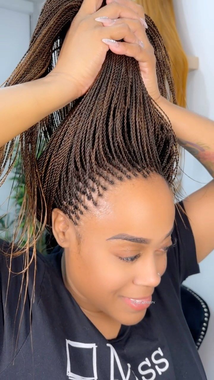 Micro Braids at Kani African Hair Braiding Cleveland