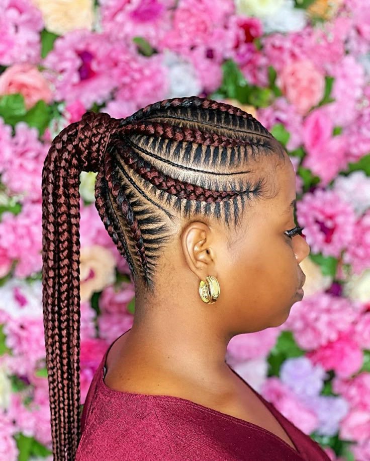 Professional Cornrows at Kani African Hair Braiding Cleveland