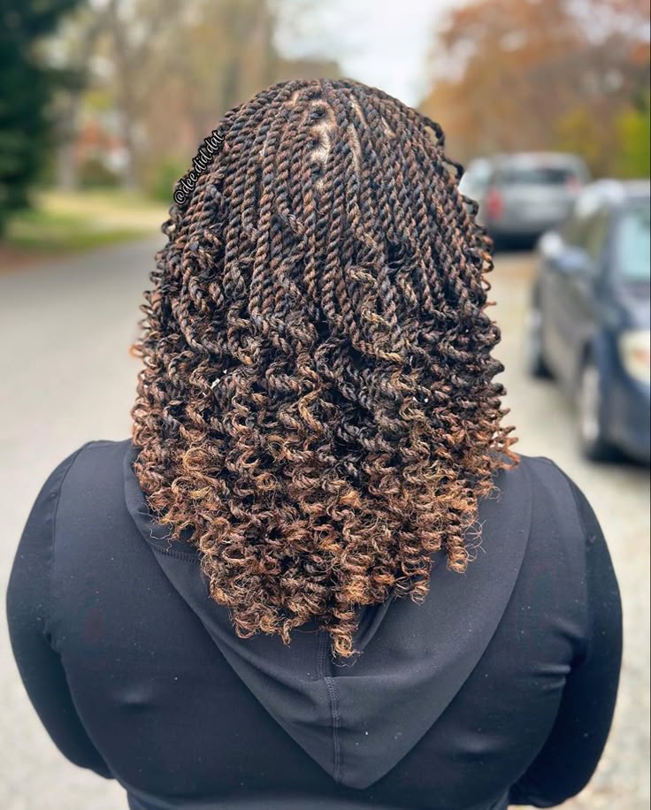Beautiful Kinky Twist protective hairstyle